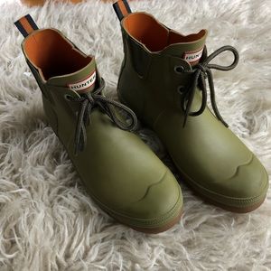 Green Hunter Rain Boots
